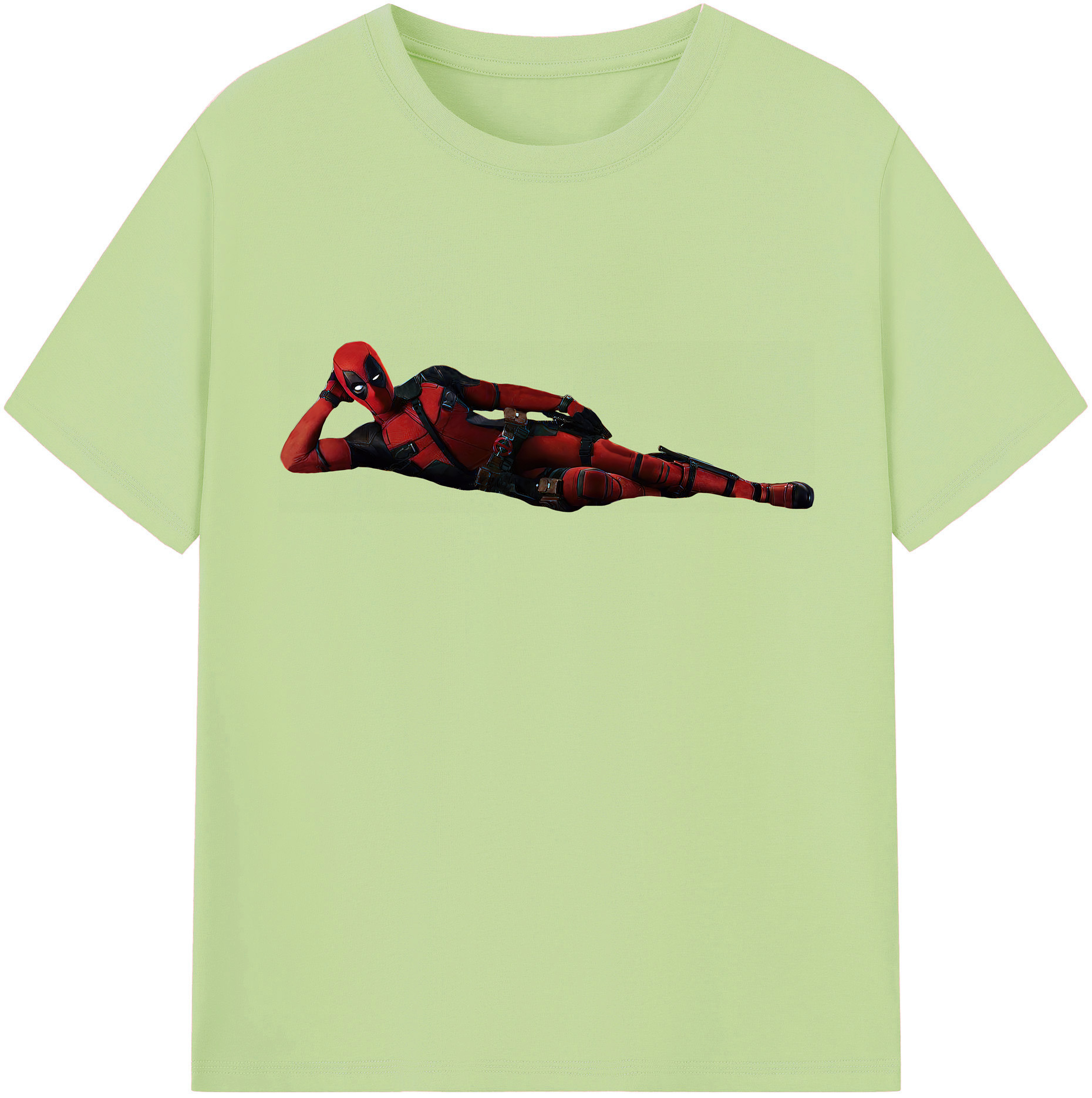 （画像用） Deadpool デッドプール 綿100％半袖Tシャツ（フロントプリント）